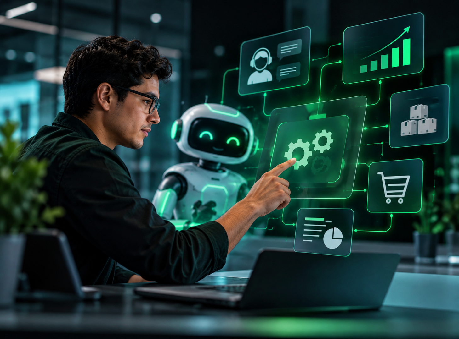 Automatización empresarial con inteligencia artificial