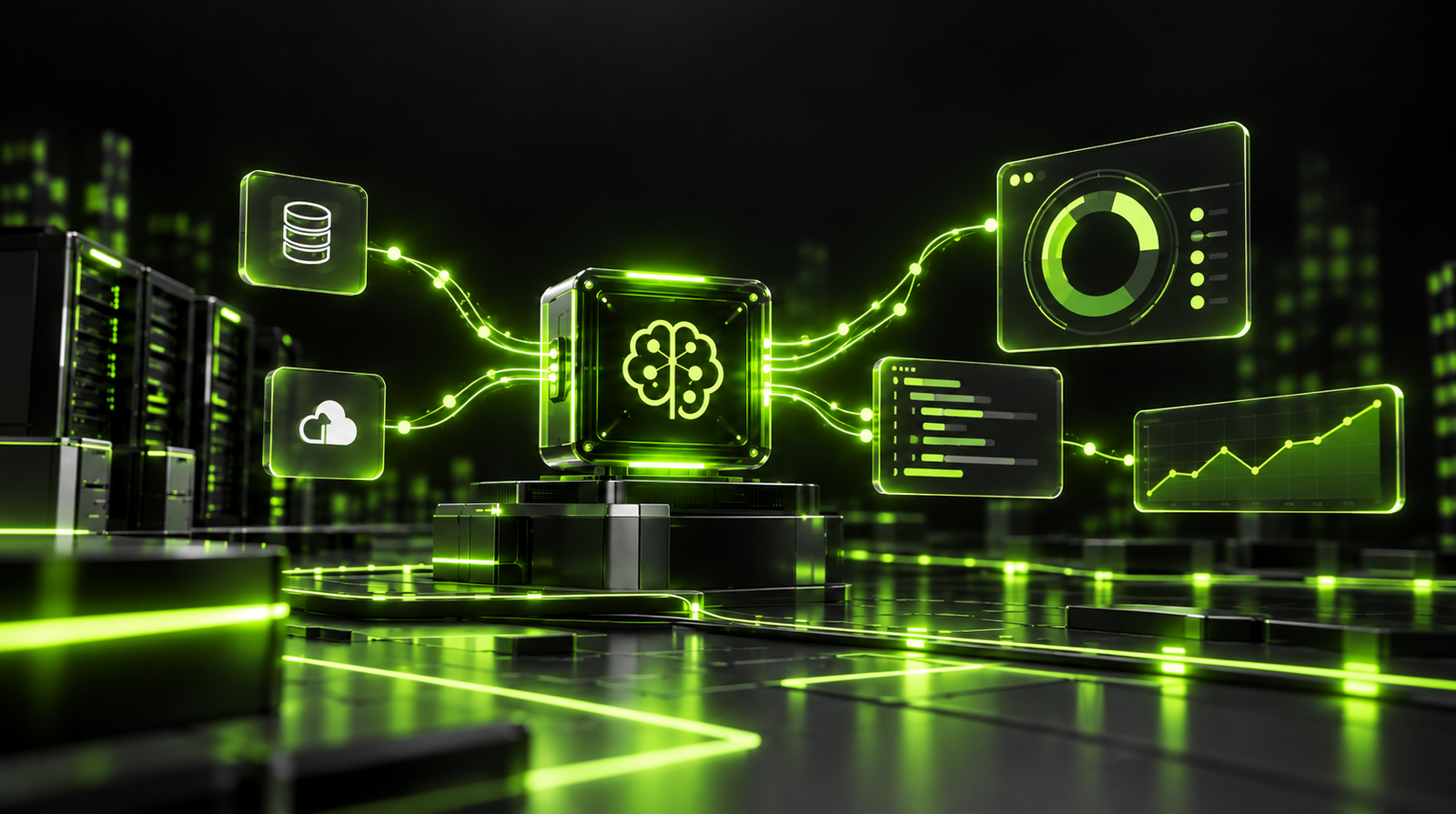 Dashboard ejecutivo con indicadores financieros y de negocio
