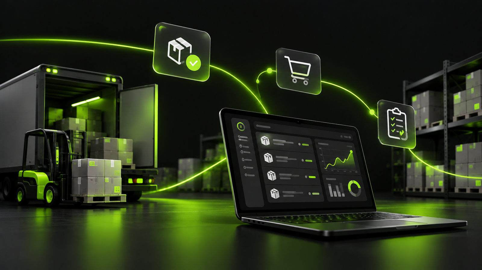 Sistema ERP para logística, inventario y operaciones