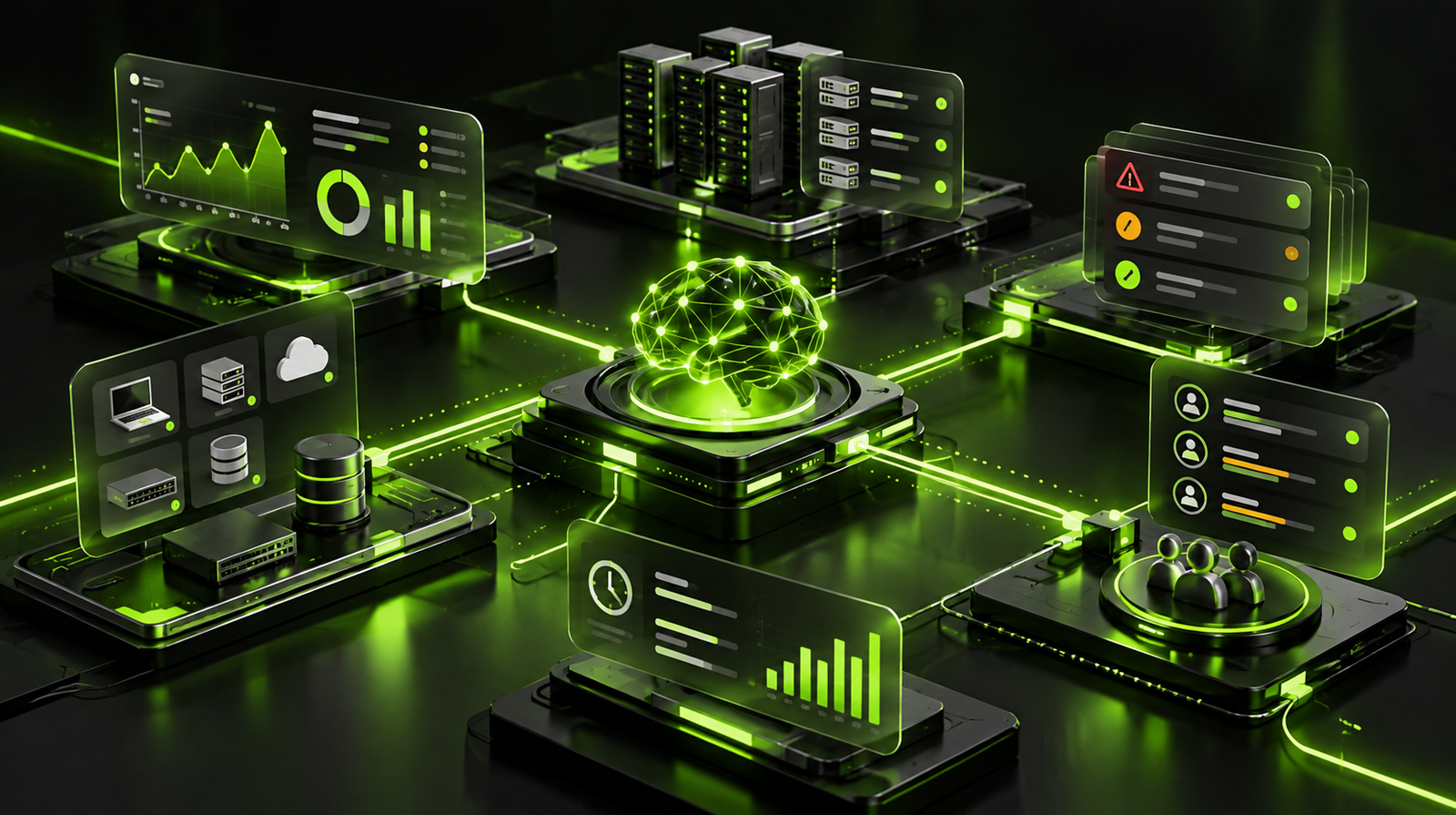 Control TI Smart para monitoreo de infraestructura y soporte